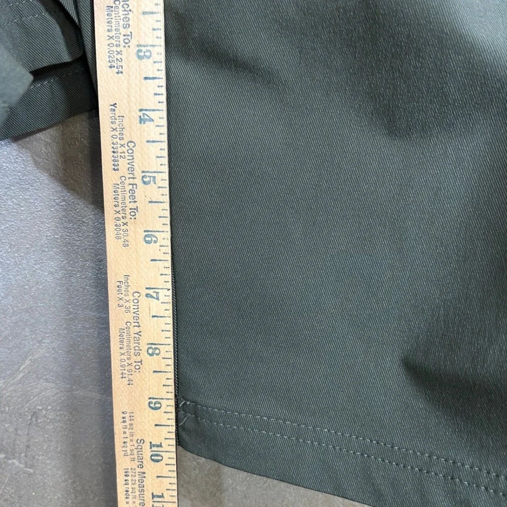 George Mens Cargo Shorts 38 Green‎ Stretch Performance Hiking EUC